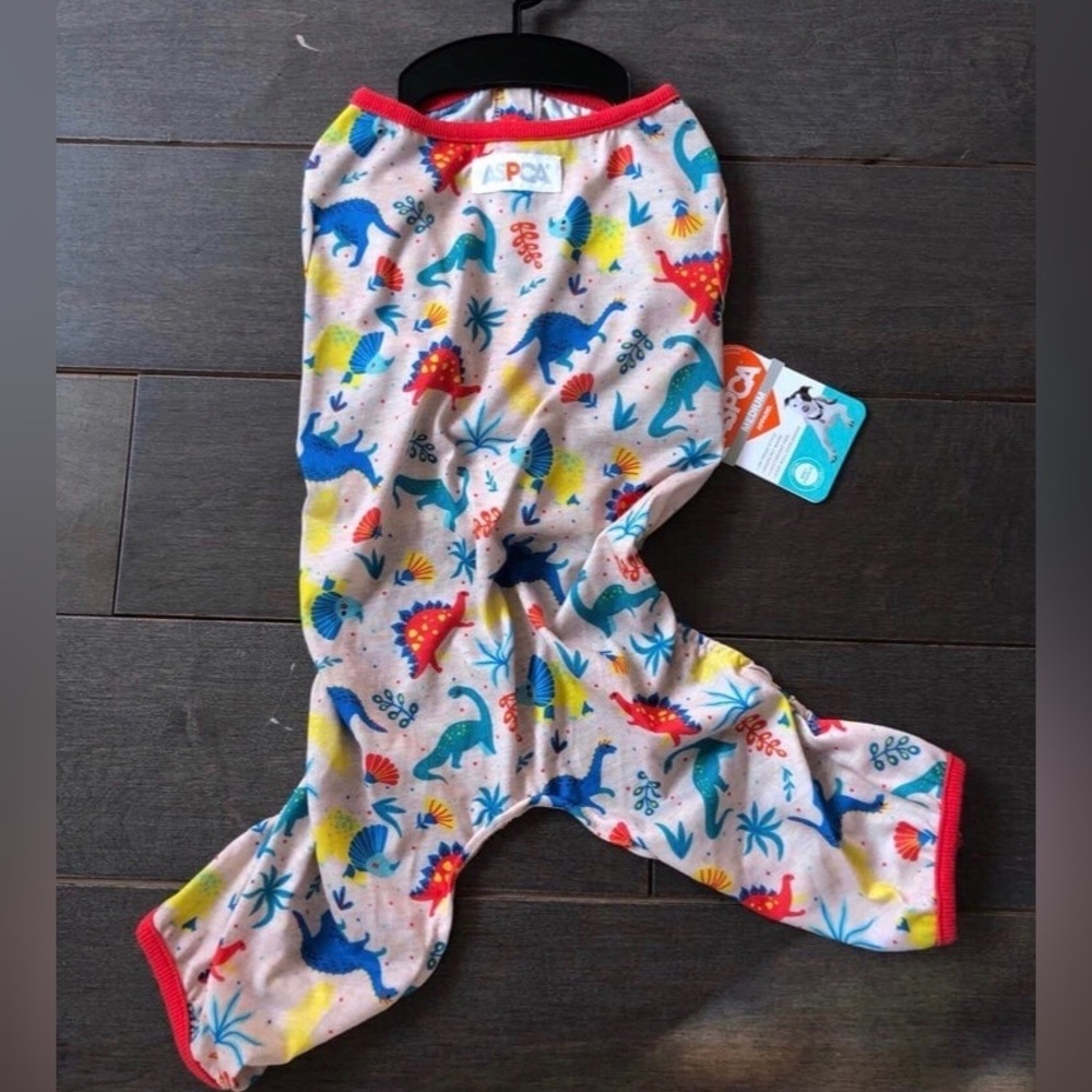 ASPCA dinosaur dog pajamas